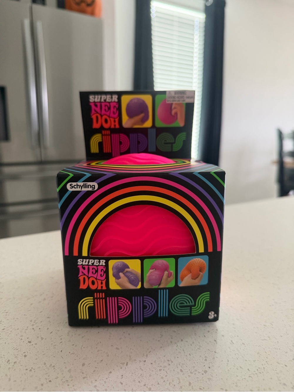 Super Nee Doh Ripples Sensory Toy - Bright Pink